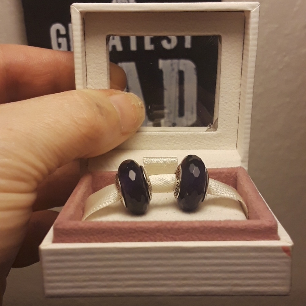 2 deep purple murano